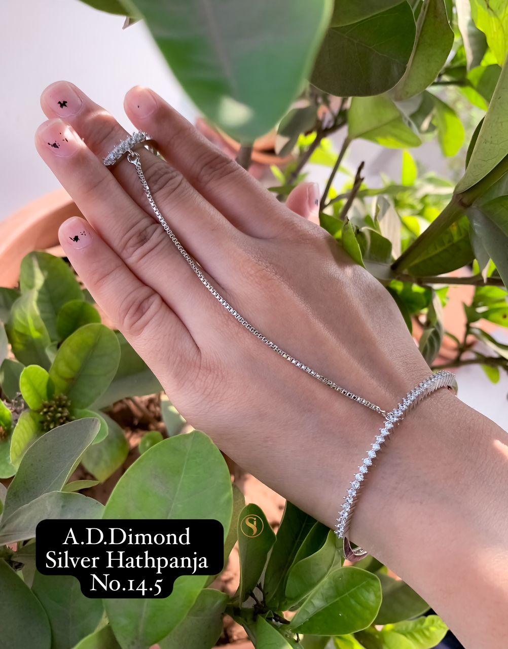 Fancy Designer AD Diamond Fancy Hath Panja 
